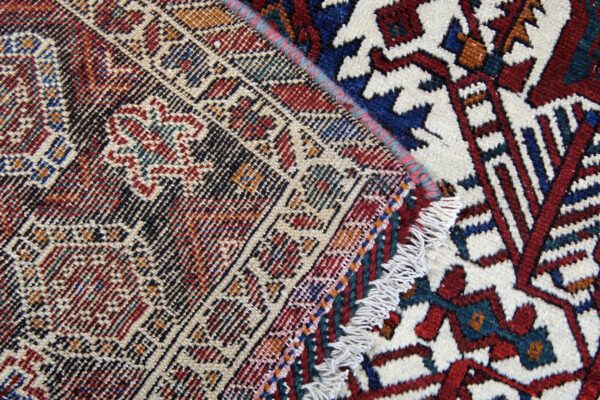 Antique Balouch Rug, Handmade Oriental Afghan Carpet Area Rug  144 X 180 Cm photo Textiles