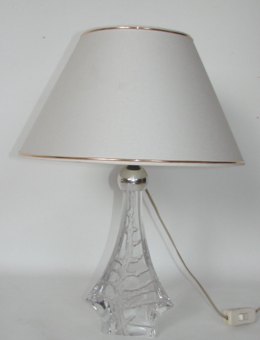 Daum Nancy Lamp, France 1970s photo furniture