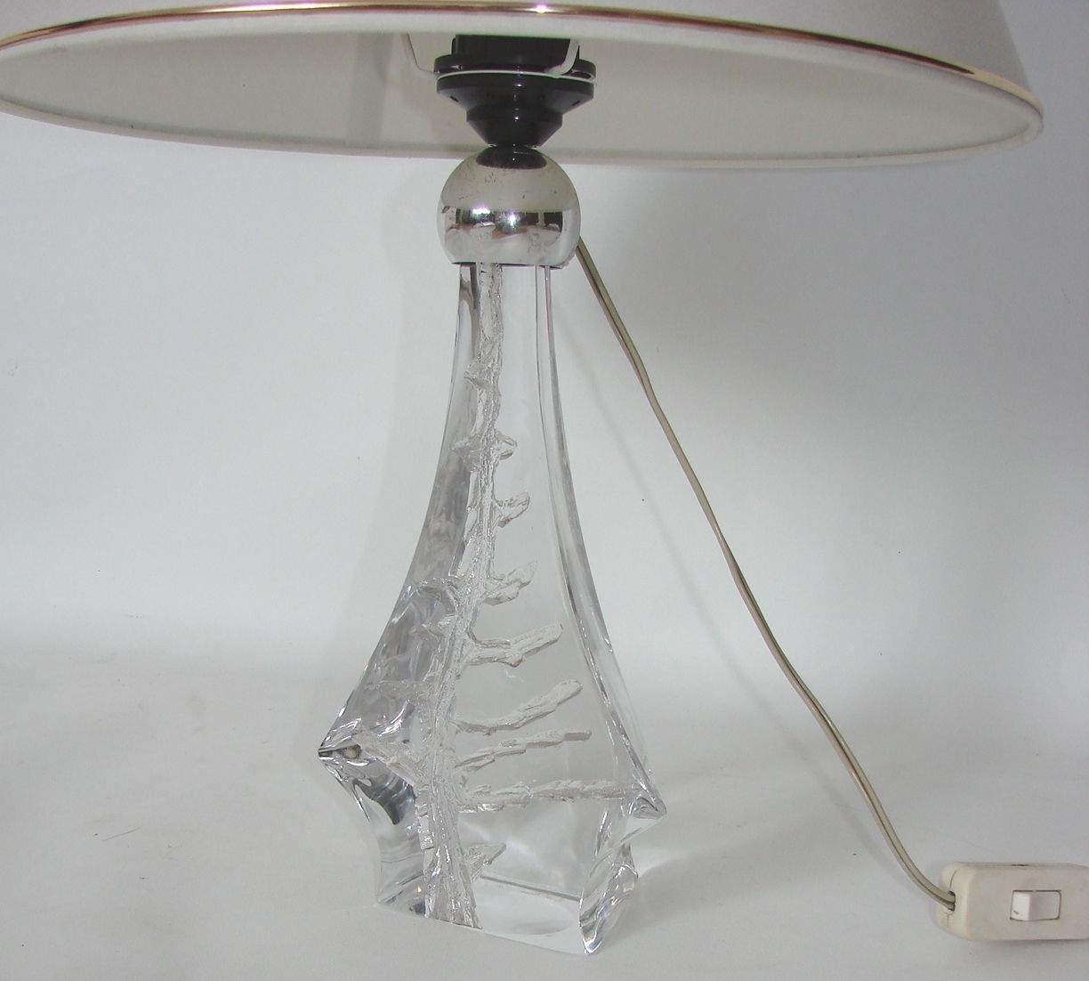 Daum Nancy Lamp, France 1970s photo buy