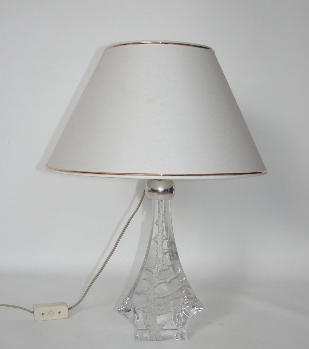 photo vinterior Daum Nancy Lamp, France 1970s