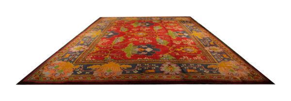 Large Antique British Axminister Carpet, Large Handwoven Wool Rug 1800 333x403cm photo for sale