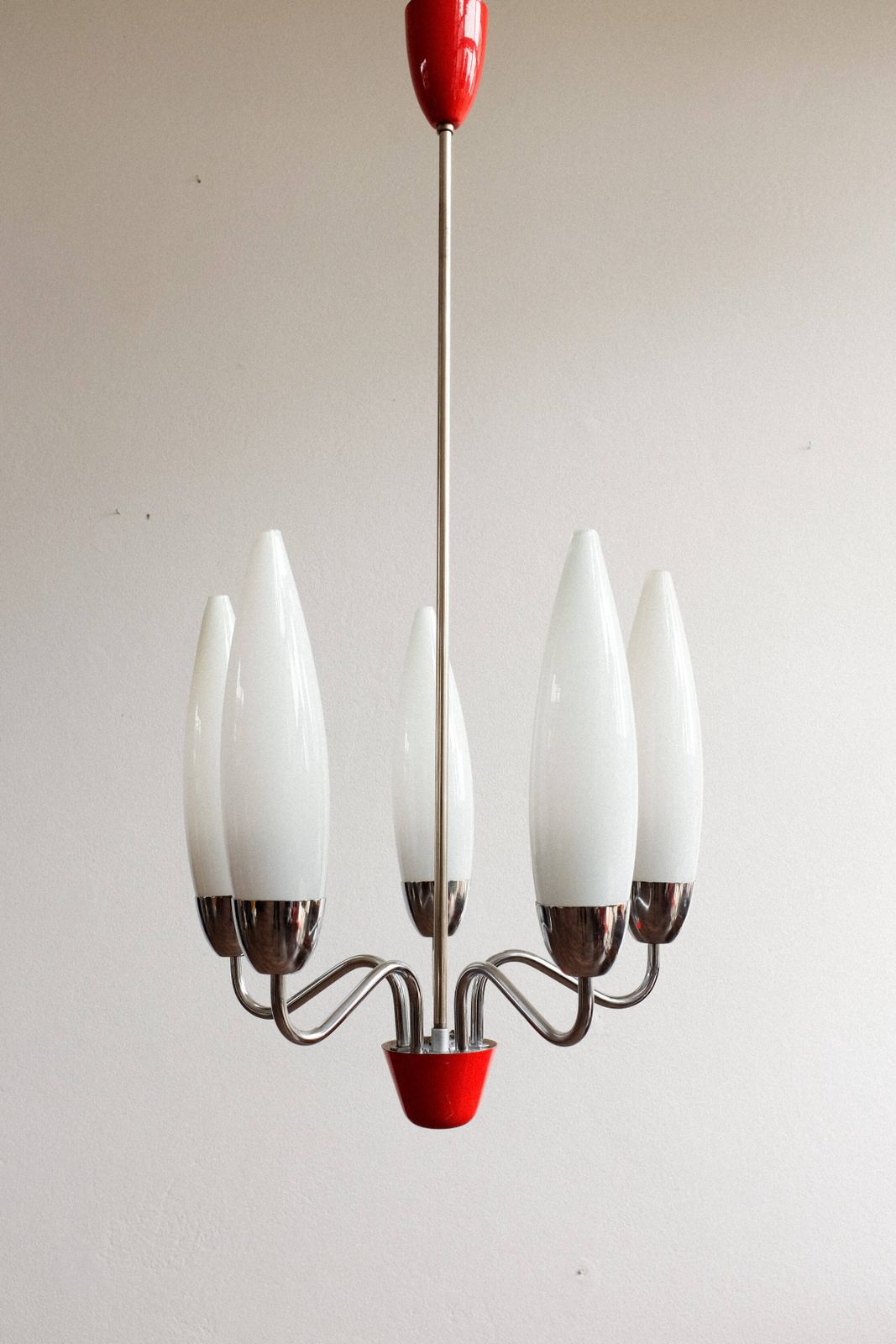 Vintage Czechoslovak Chandelier By Josef Hurka Fro Napako, 1960s photo buy
