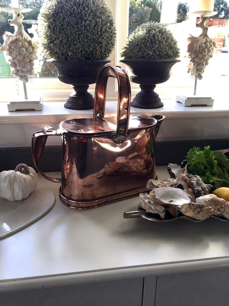 photo for sale Quality Antique Victorian Copper Watering Can