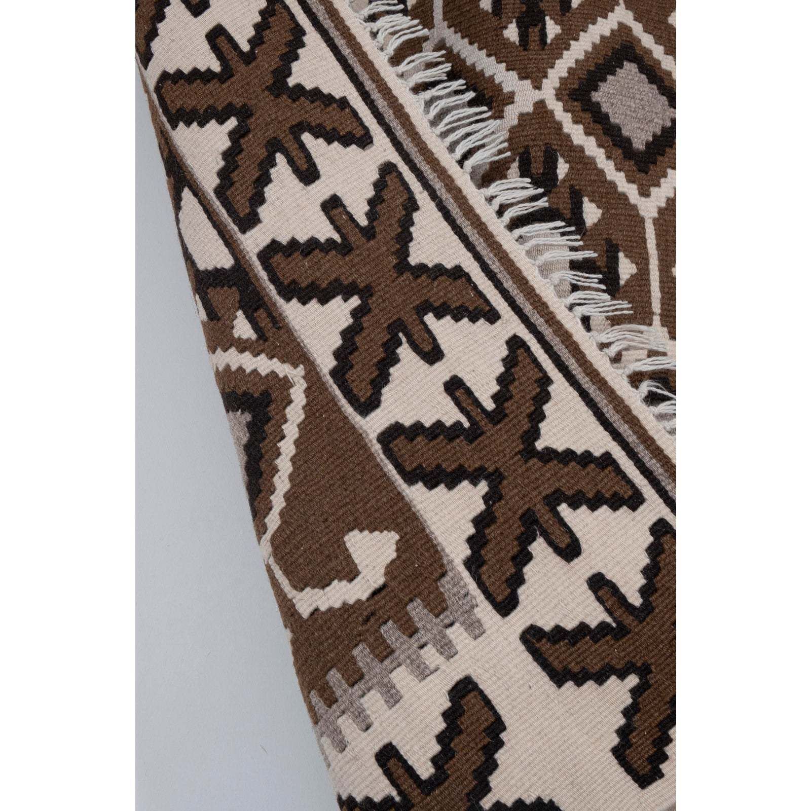 240.0 Vintage Turkish Kayseri Kilim Rug 118 X 140 Cm photo