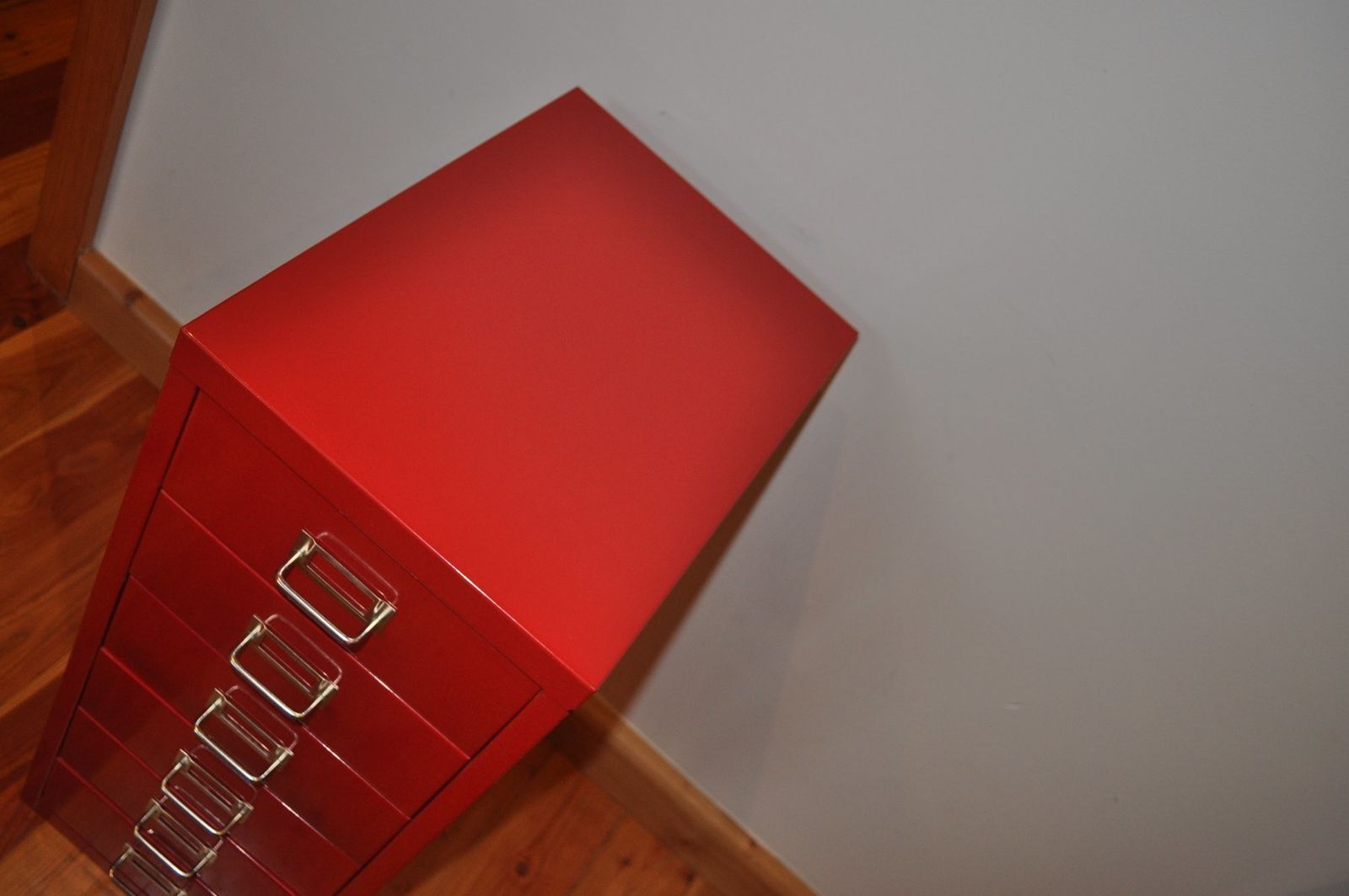 Industrial Metal Chest Of Drawers, 1980s photo vintage
