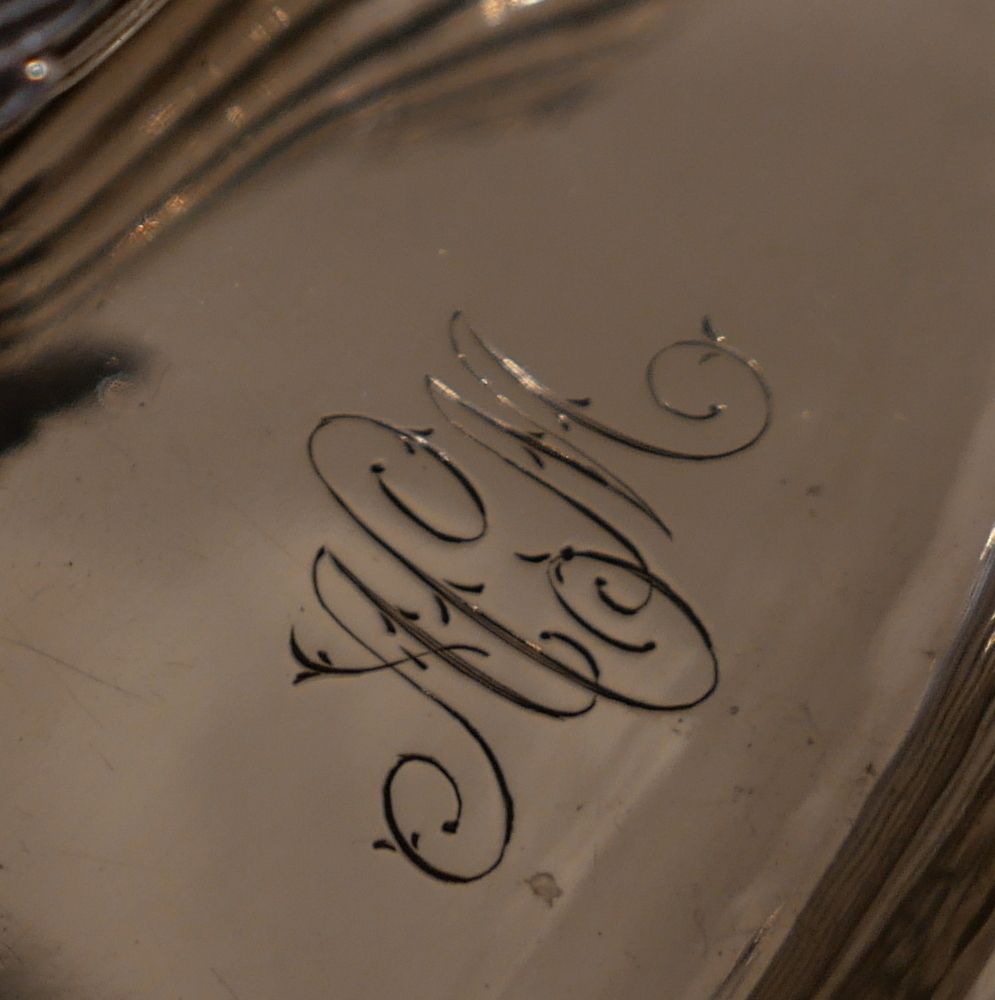 Home Decor Mid 19th Century Antique Victorian Sterling Silver Desk Inkwell London 1864 George Fox photo