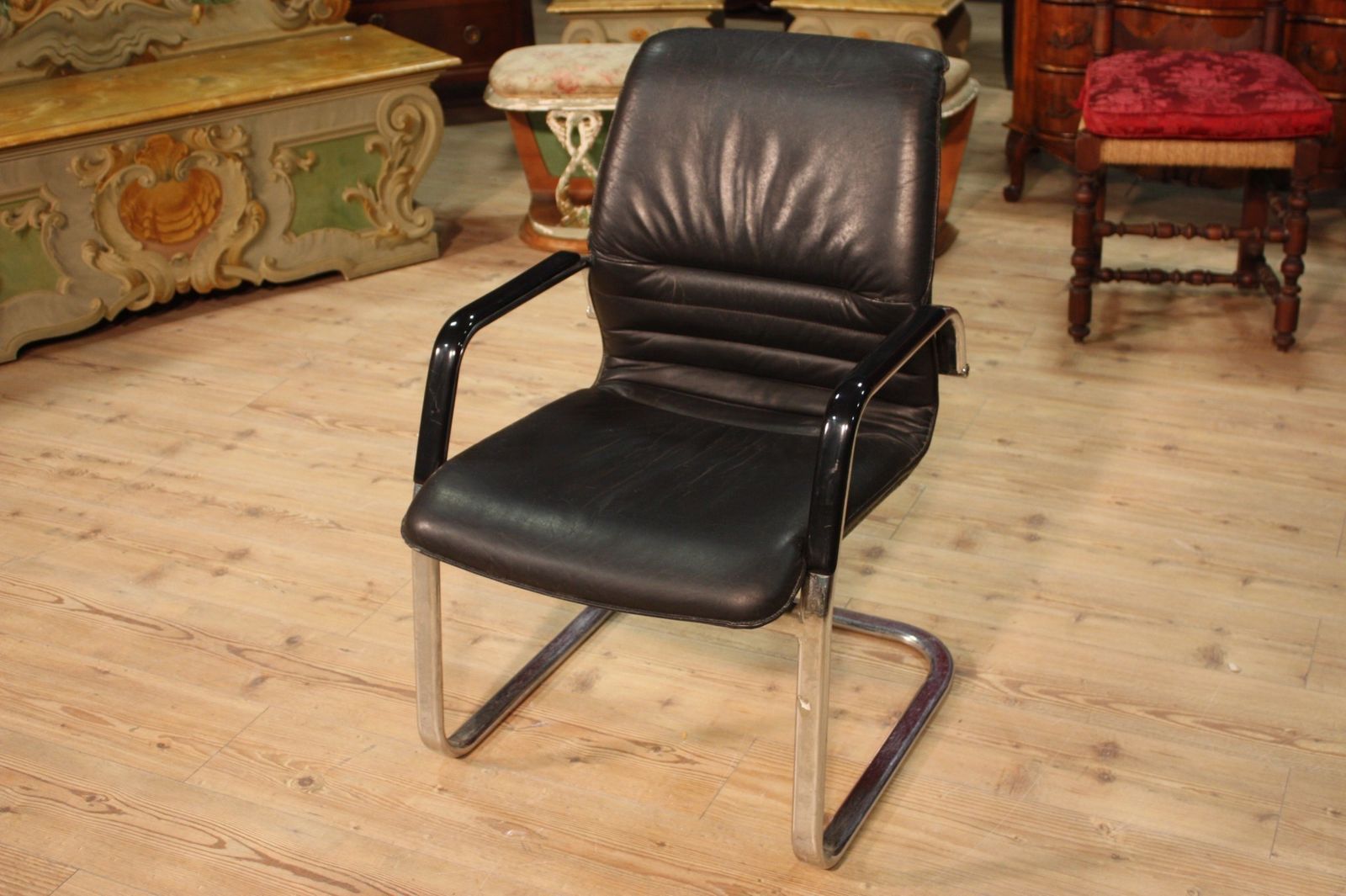 photo vinterior Designer Armchair In Plastic And Fake Leather