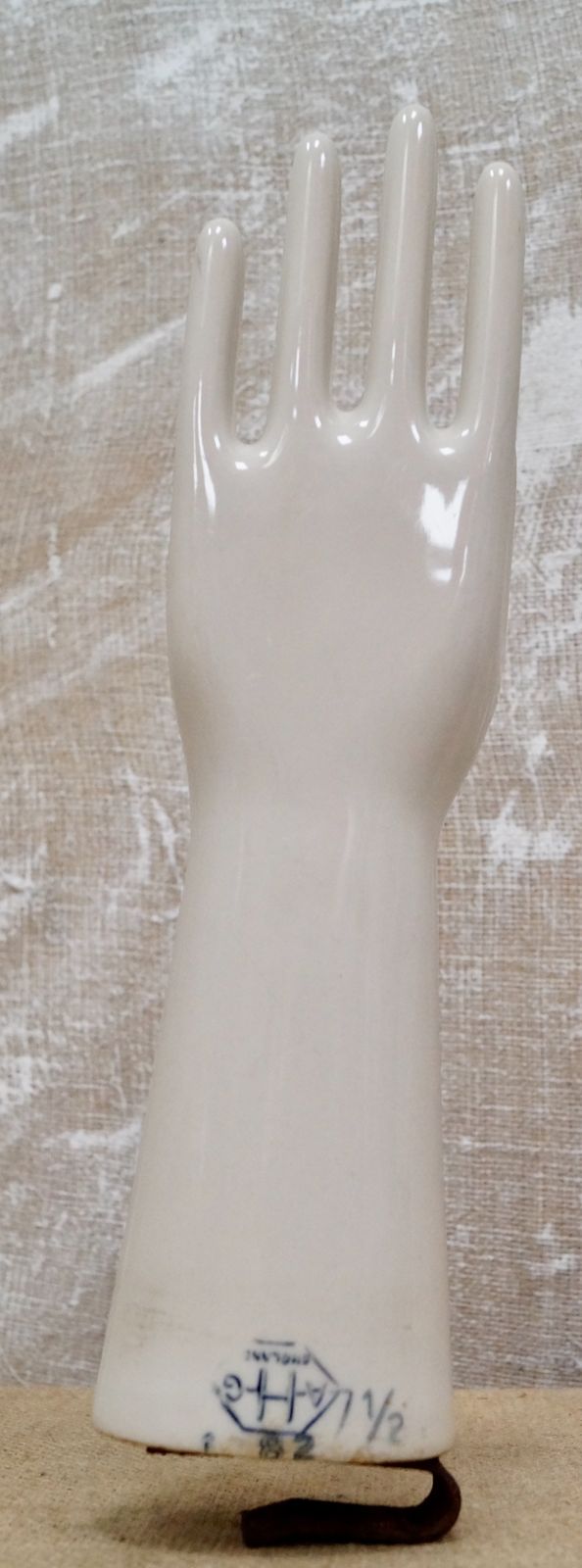 Vintage Porcelain Ahg Latex Glove Mould photo furniture