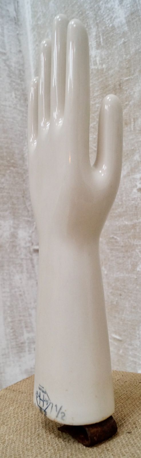 Vintage Porcelain Ahg Latex Glove Mould