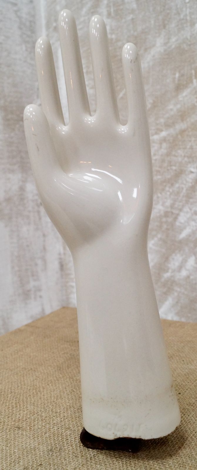 Vintage Porcelain Ahg Latex Glove Mould photo vintage