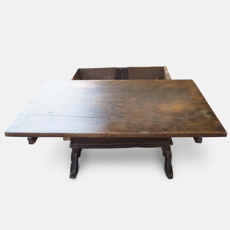 Renaissance Swiss Bankers Or Merchants Table, Circa 1580 photo Furniture