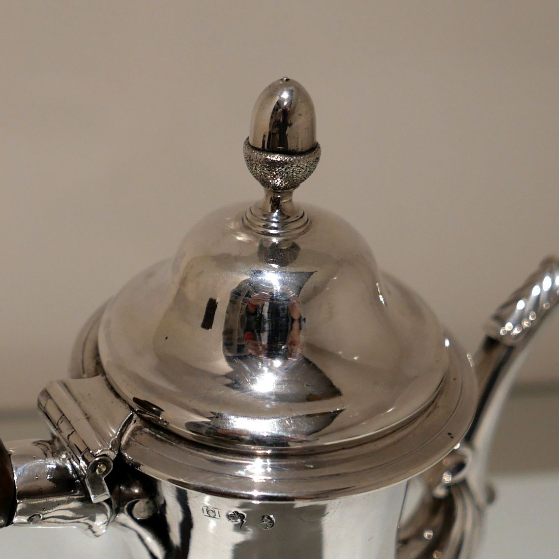 photo for sale 18th Century Antique George III Irish Sterling Silver Coffee Pot Dublin Circa 1775 Joseph Jackson