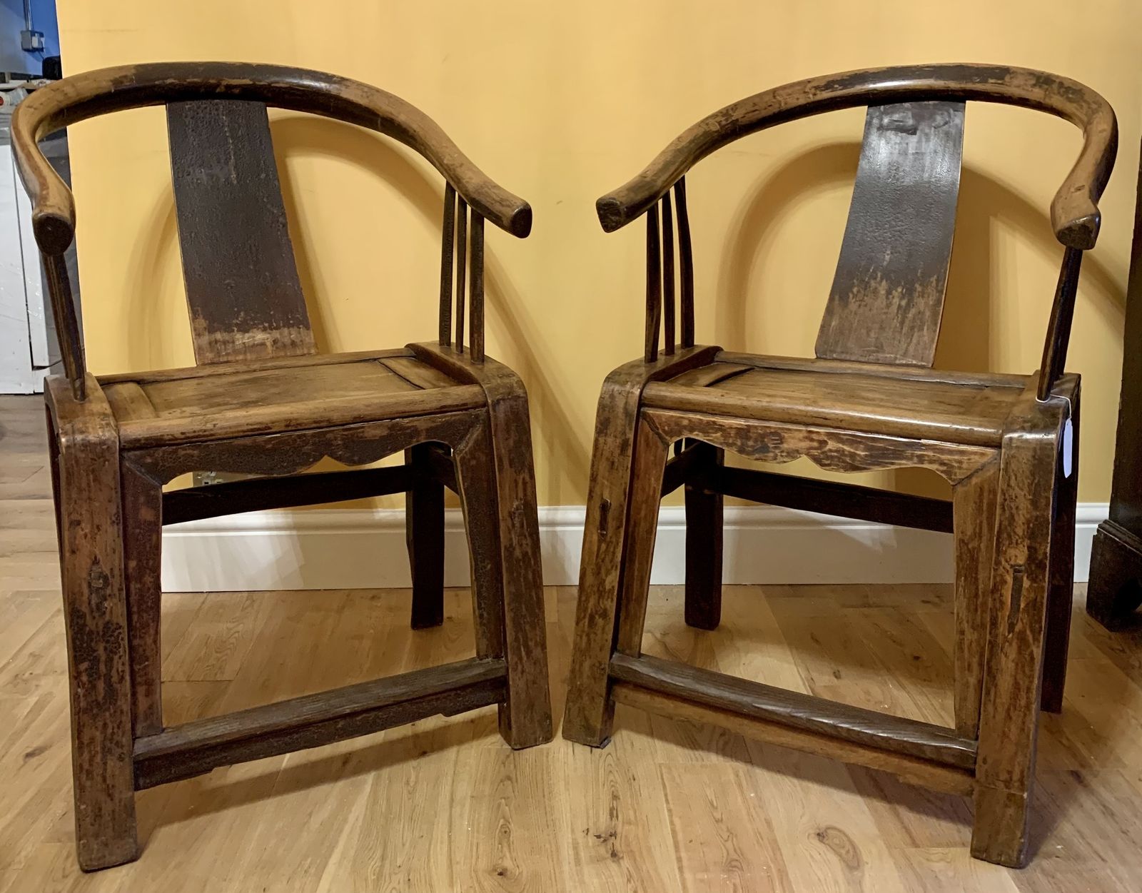 Vintage Chinese Horseshoe  Chairs