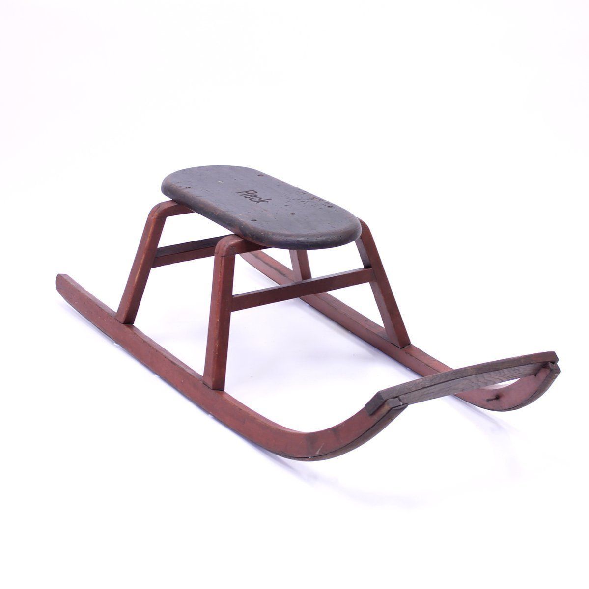 Vintage Wooden Sled, 1940s photo furniture