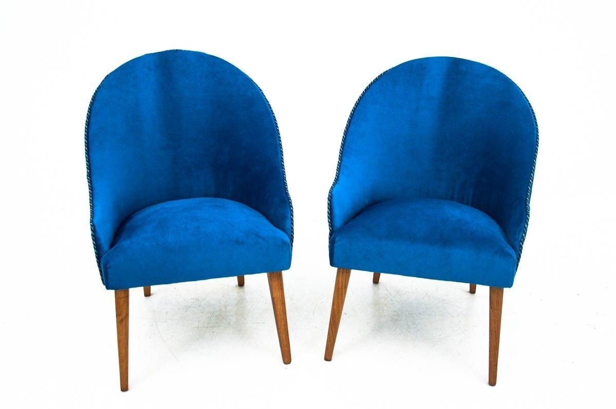 A Pair Of Club Armchairs, Poland, 1960s photo for sale