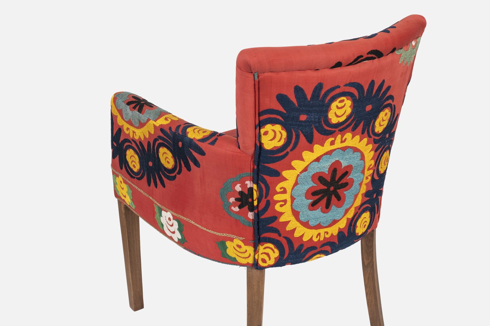 photo vintage Set Of 6 Suzani Chair Traditional Bergere
