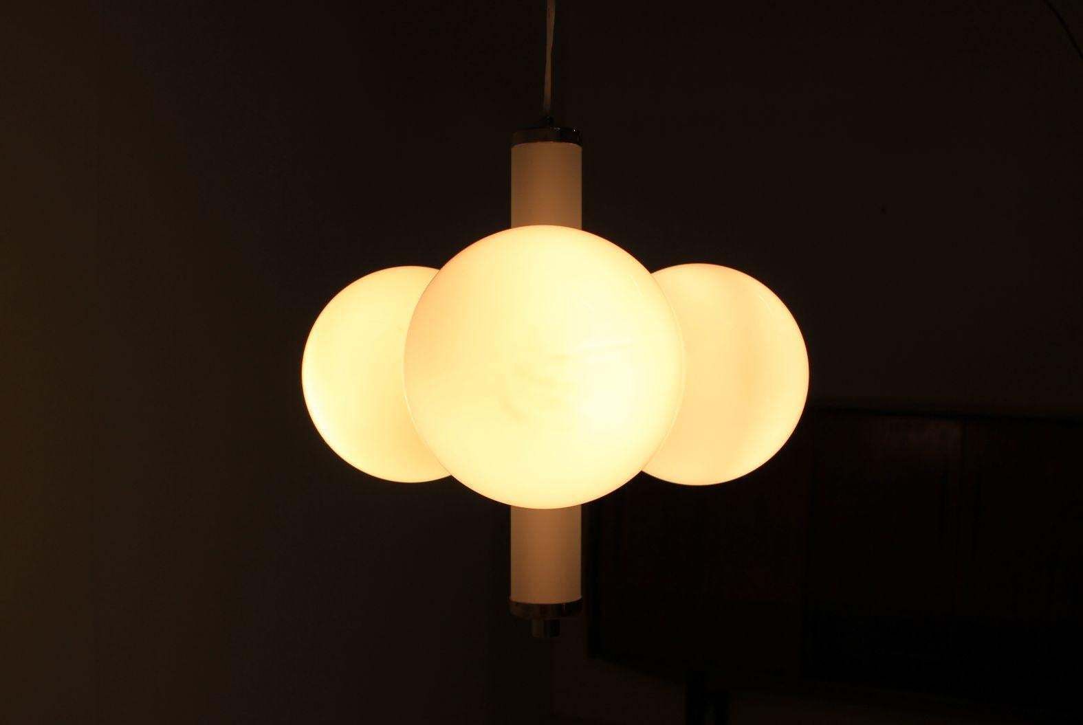 photo for sale Mid Century Chandelier Sputnik, Kamenicky Senov, 1970s.
