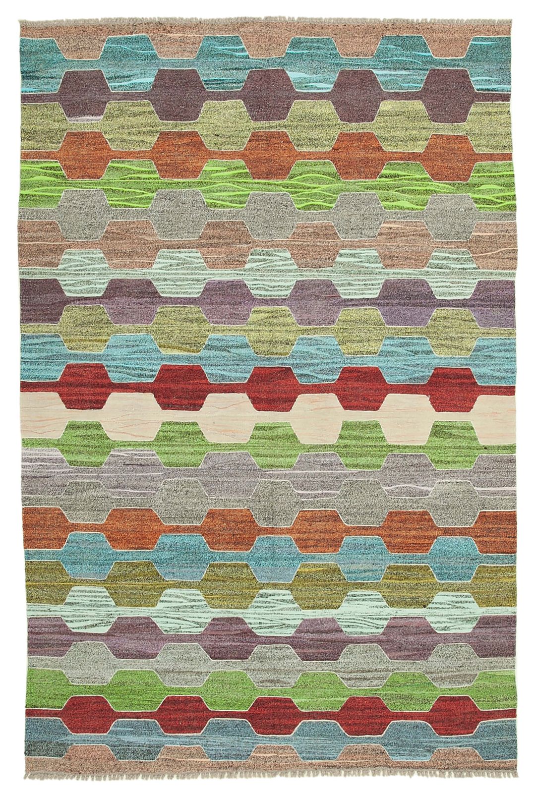 Tribal Kilim 205 X 313 Sku 26638
