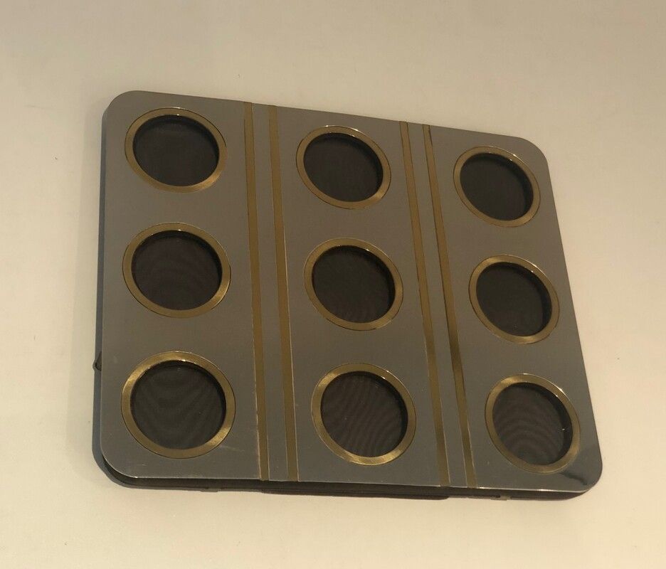 Brushed Steel And Brass Pictures Frame photo furniture