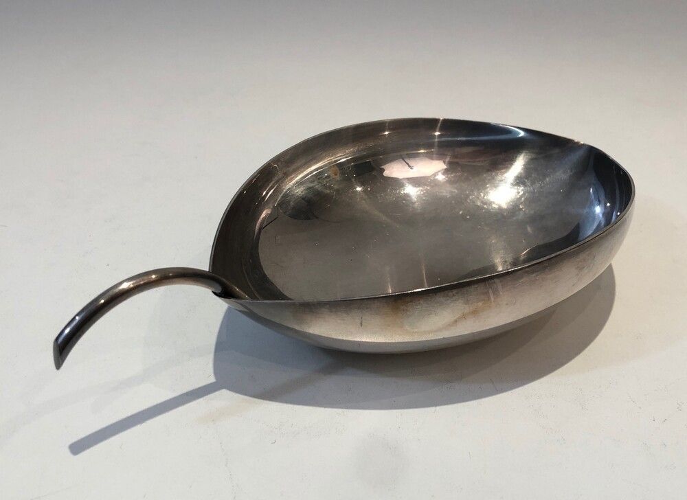 Christofle. Gallia. Silver Plated Leaf Vide Poche photo 450.0