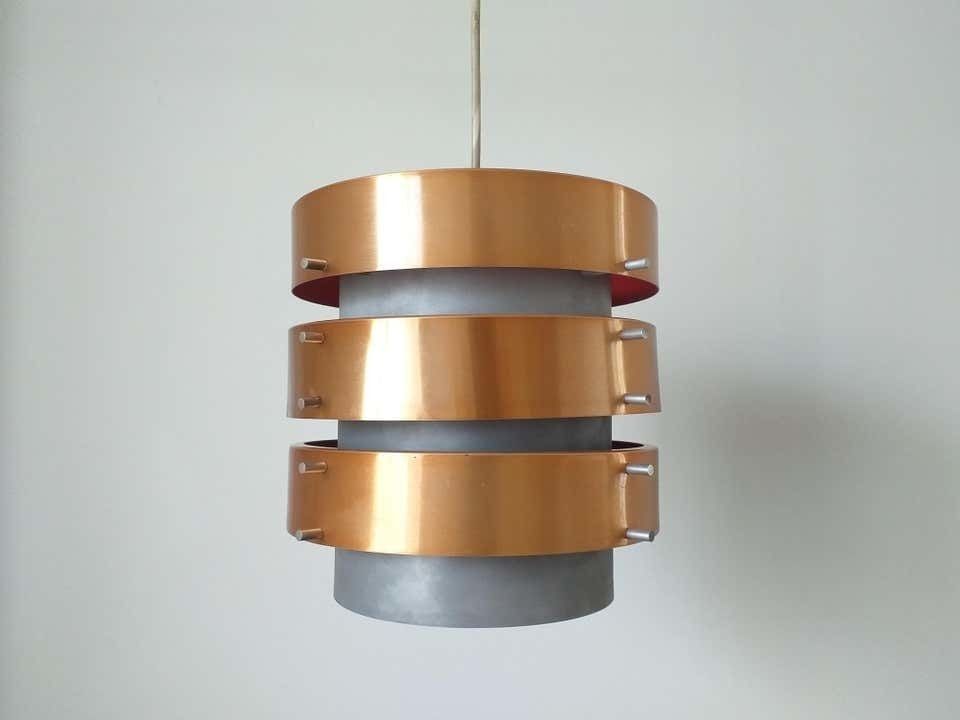 Mid Century Pendant In Style Of Jo Hammerborg, Denmark, 1970s photo vintage