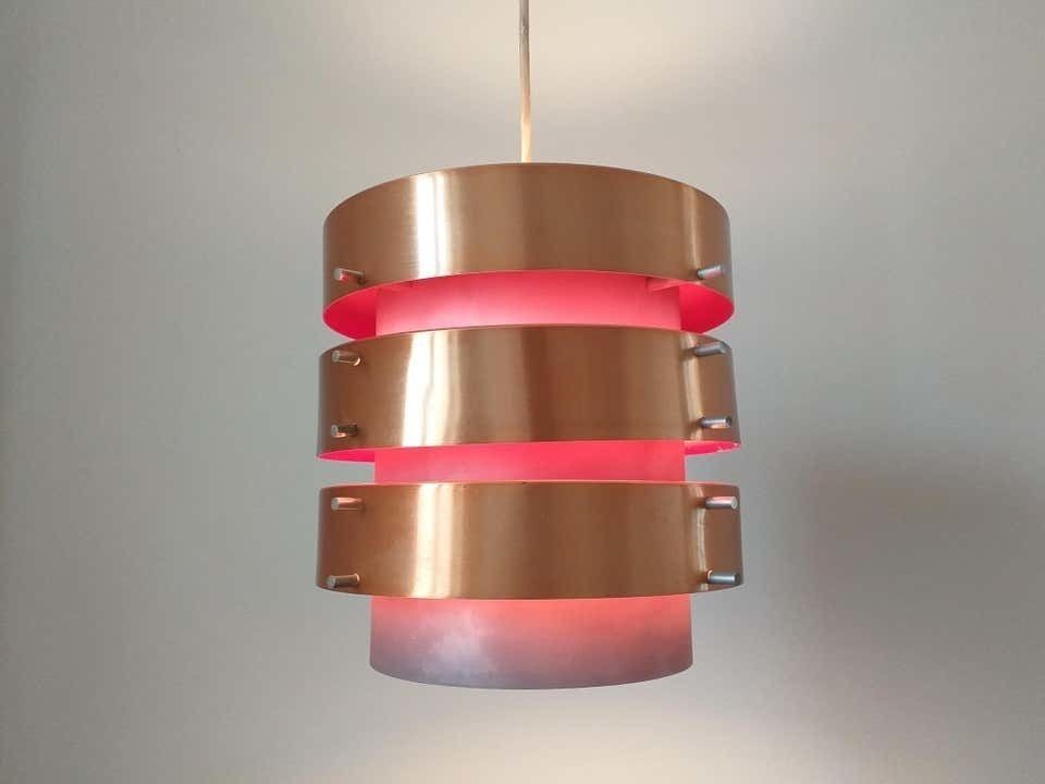 photo furniture Mid Century Pendant In Style Of Jo Hammerborg, Denmark, 1970s
