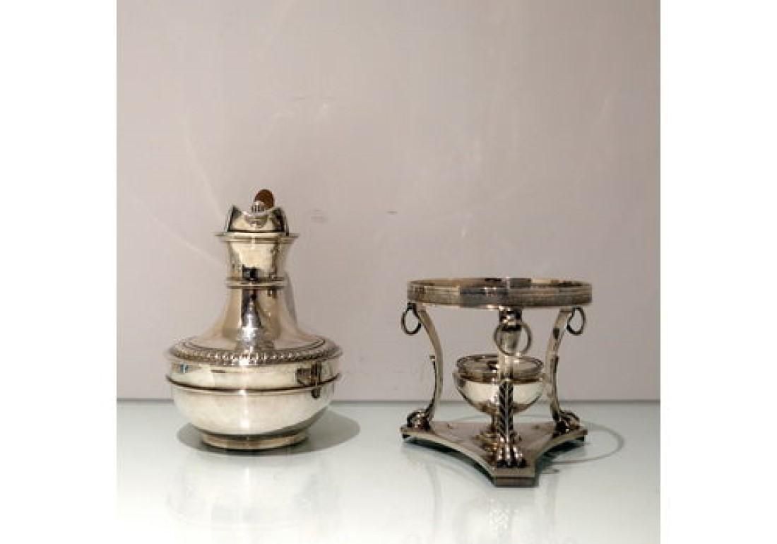 photo furniture Early 19th Century Antique George III Sterling Silver Biggin On Stand London 1807 John Emes