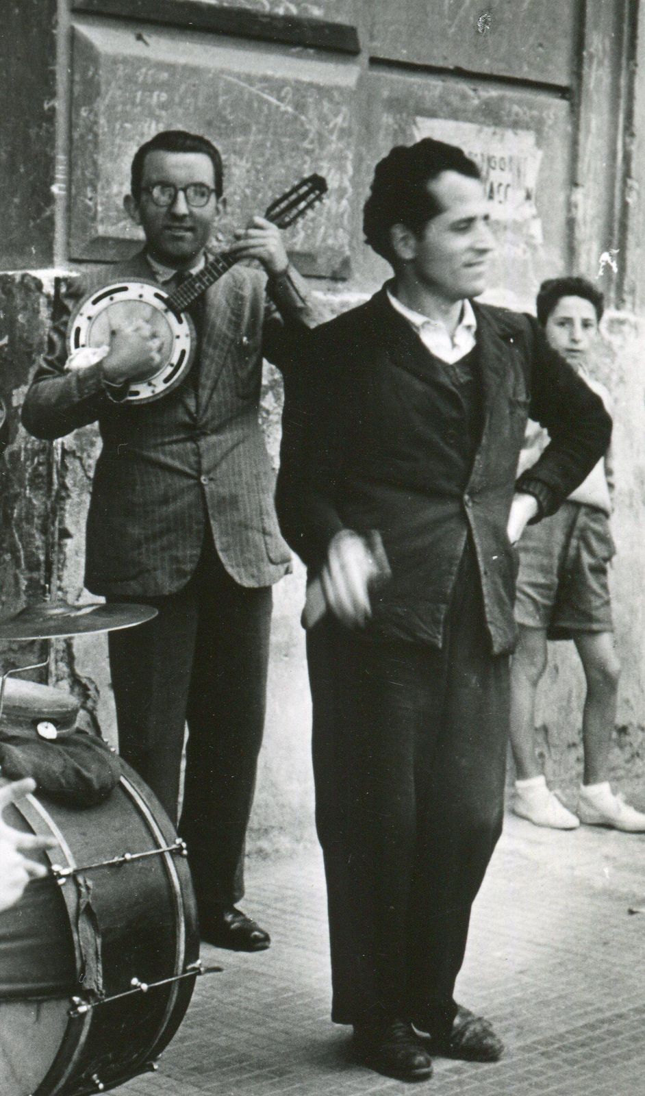 Erich Andres Street Musicians Naples 1955 1955 photo for sale