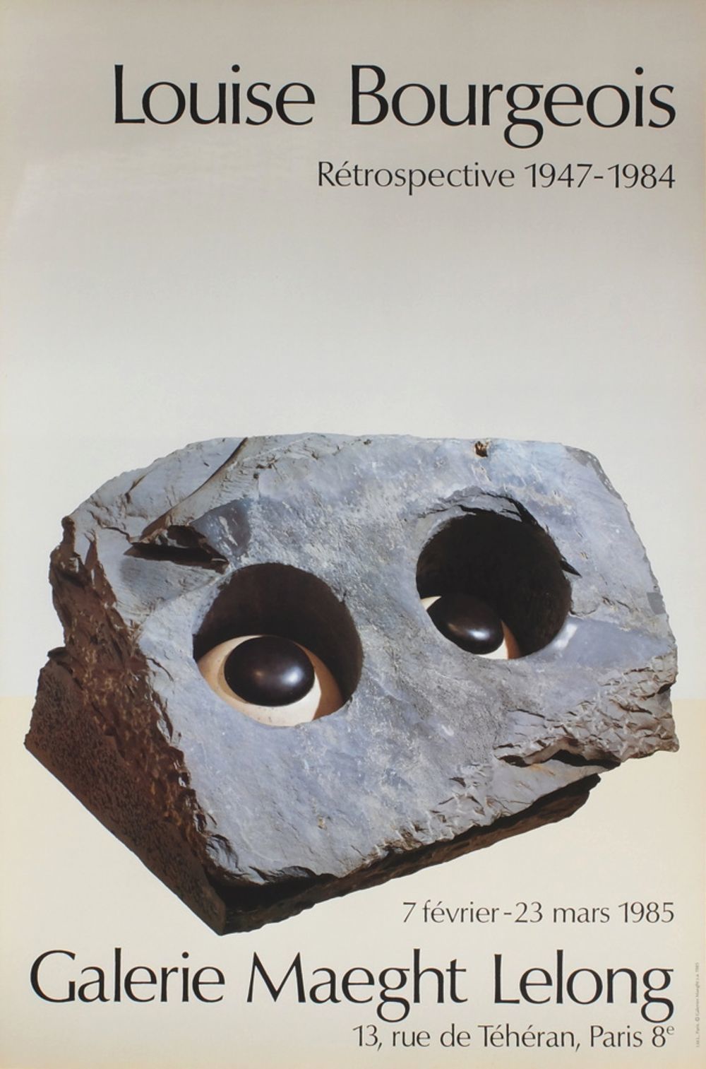 Louise Bourgeois Expo 85   Galerie Maeght Lelong