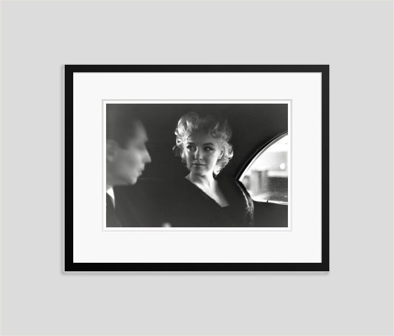 'Marilyn Monroe & Dick Shepherd' 1955 Silver Gelatin Print Framed In Black