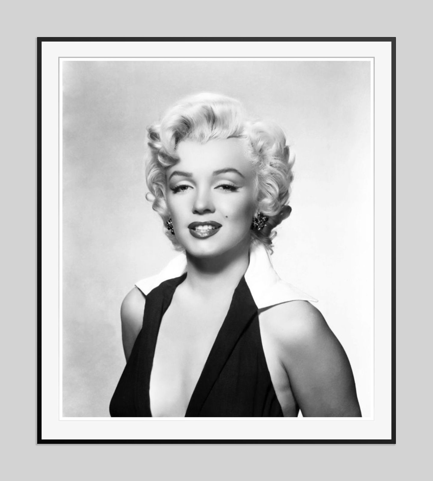 'Classic Marilyn' Circa 1950 Oversize Archival Pigment Print Framed In Black