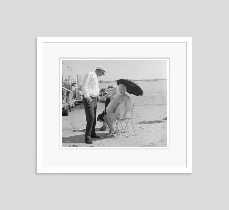 'Some Like It A Little Cooler' 1958 Archival Pigment Print Framed In White