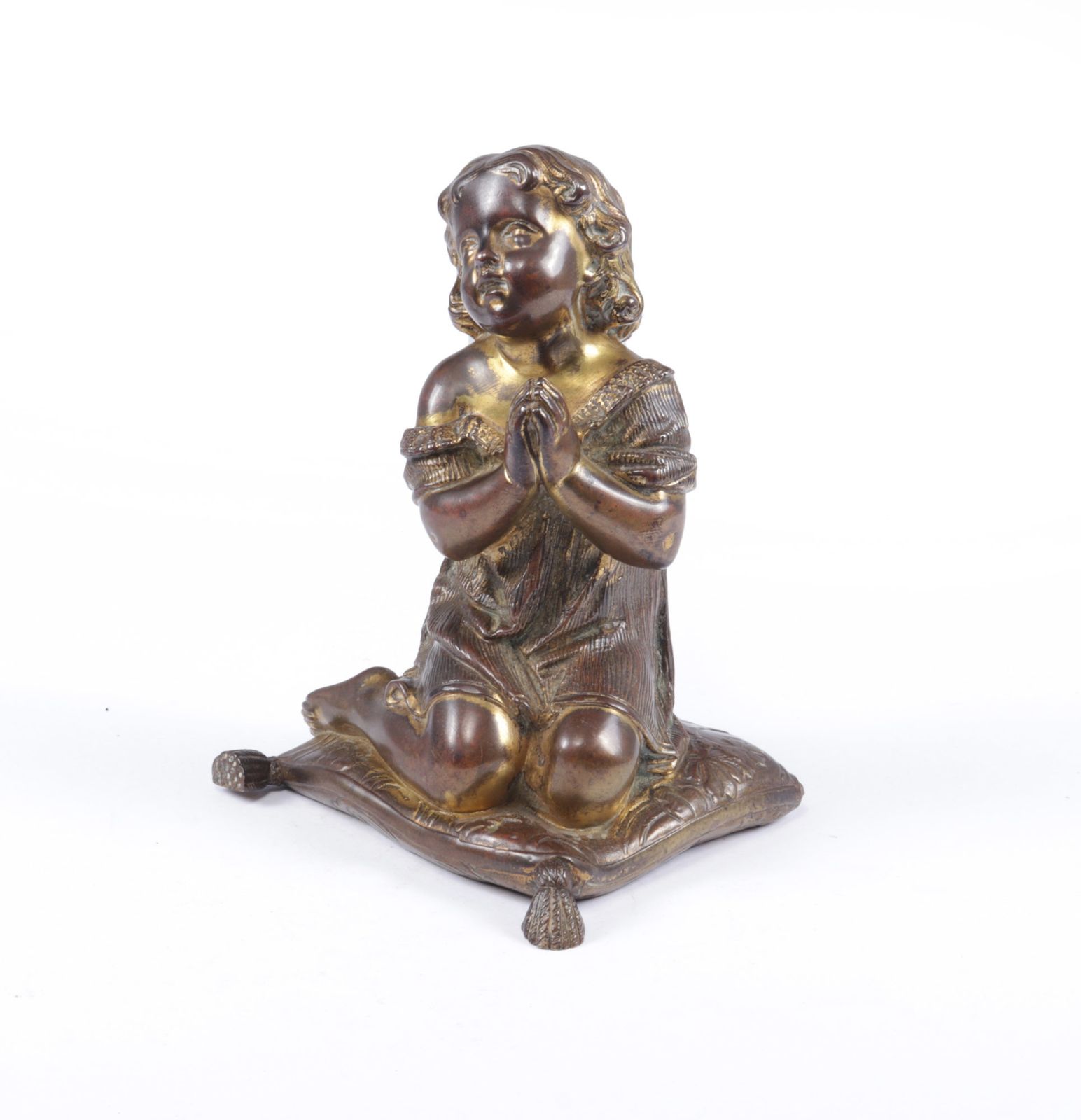 Italian Gilt Bronze Cherub C1860 photo furniture