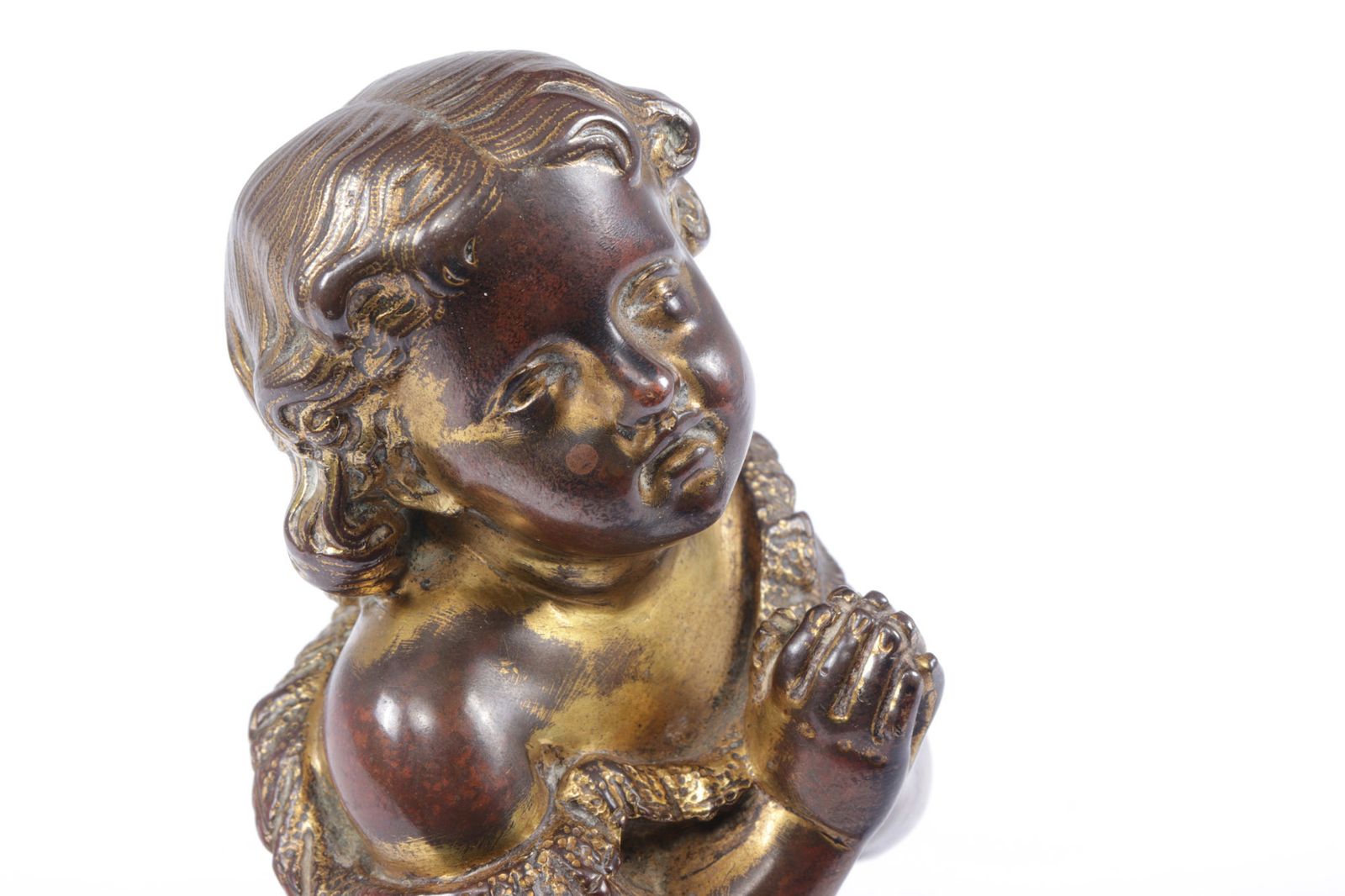 Italian Gilt Bronze Cherub C1860 photo for sale