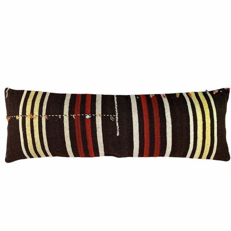 Uniek Kelim Kussen, Turkish Kilim Pillow, Kussenhoes, Bankkussen, Buitenkussen, Kilim Kissenhülle