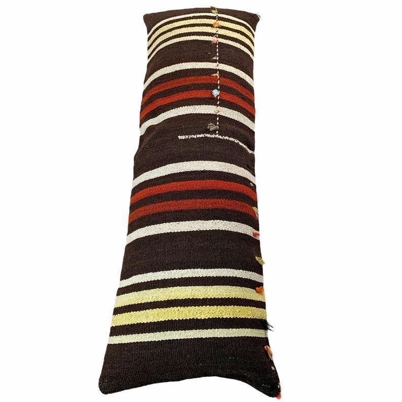 Einzigartige Kelim Kissen, Turkish Kilim Pillow,' Pillow Cover, Sofa Pillow, Outdoor Pillow, Kilim Kissenhülle photo vintage