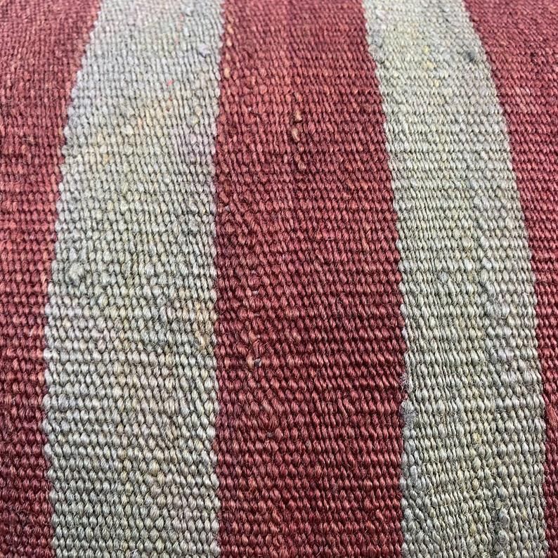 Einzigartige Kelim Kissen, Turkish Kilim Pillow, 16'×48' Pillow Cover, Sofa Pillow, Outdoor Pillow, Kilim Kissenhülle photo vintage