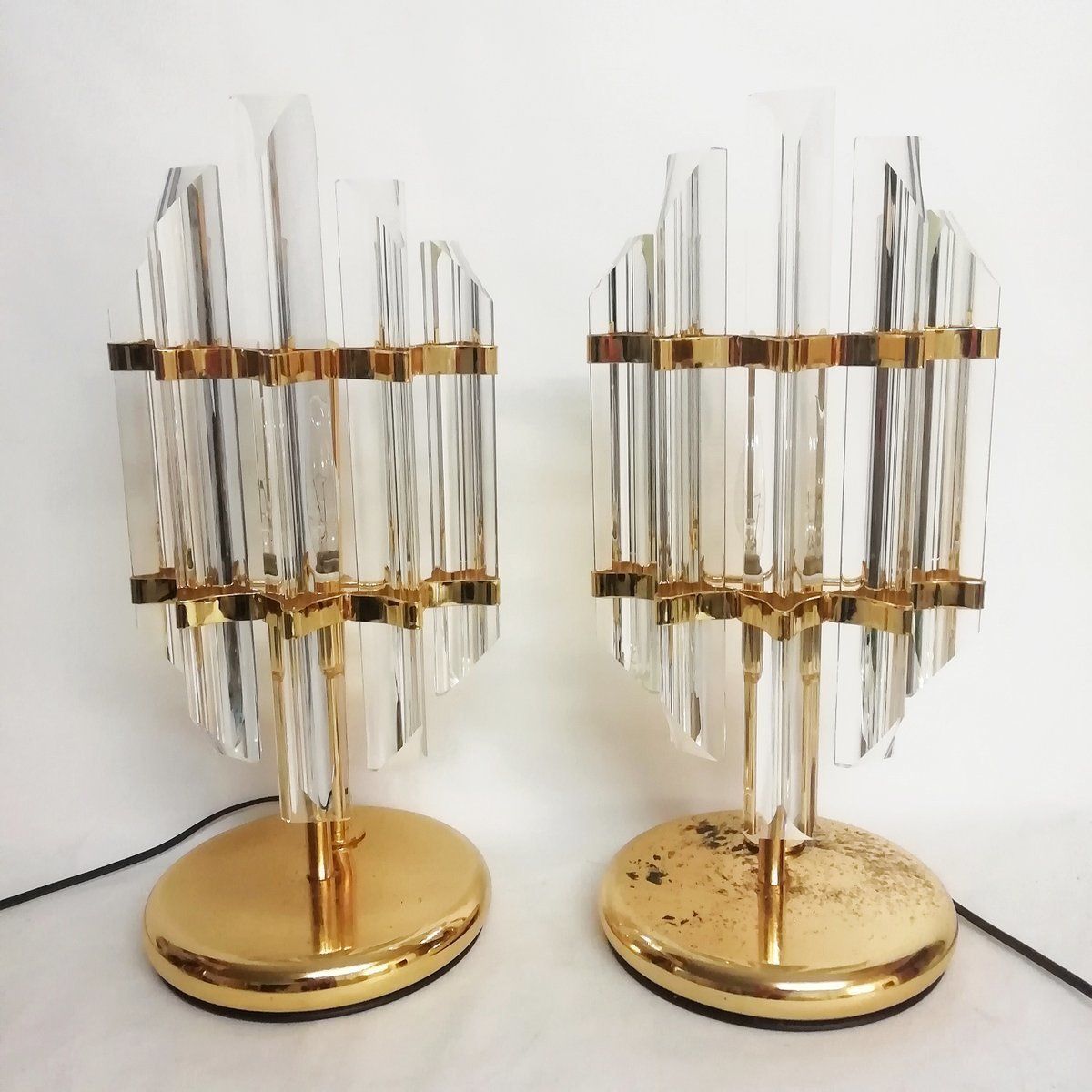 Table Lamps By Paolo Venini, 1970s, Set Of 2
