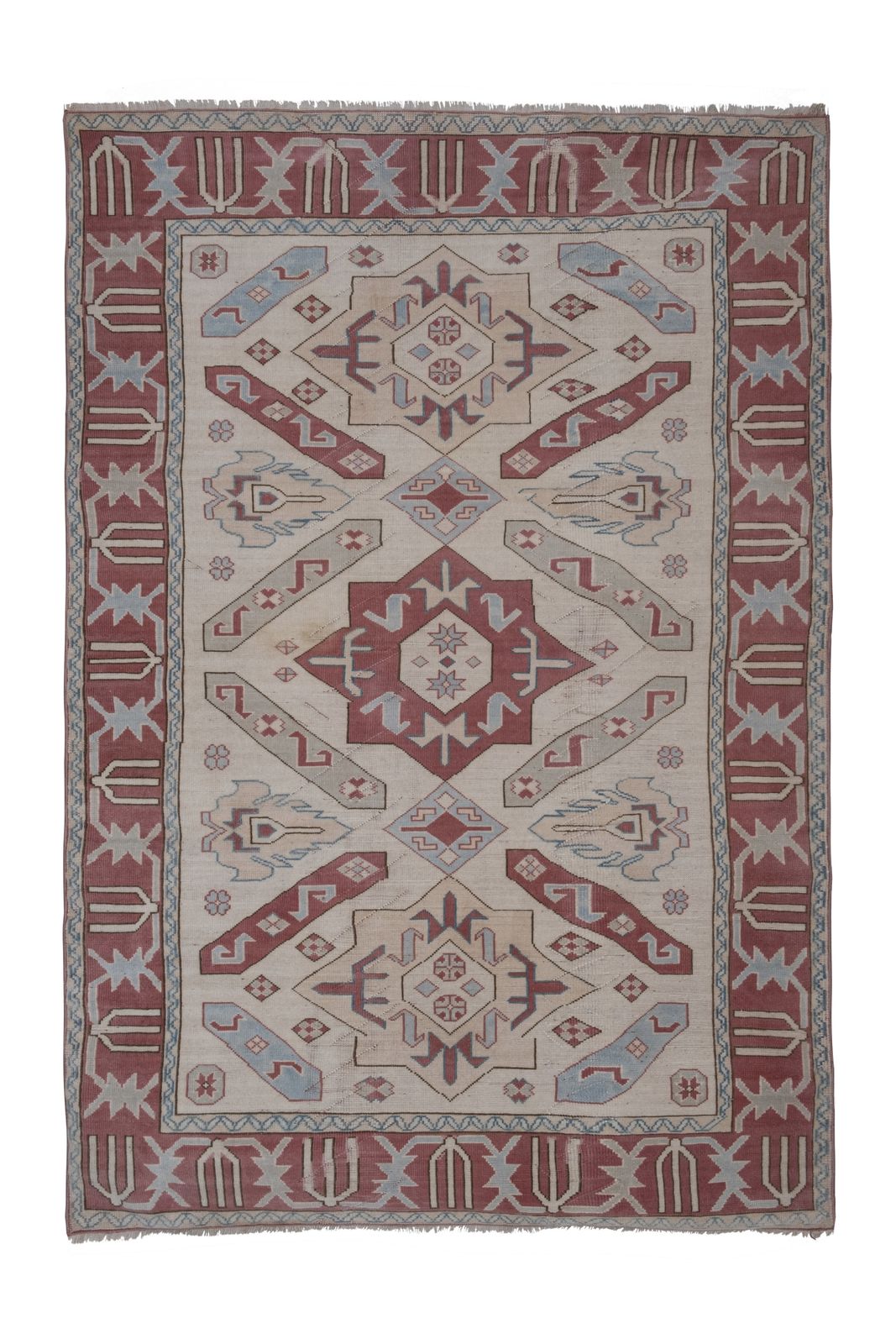 Hand Knotted Contemporary Large Turkish Oushak Rug With Mid Century Modern Style In Soft Muted Colors 175 X 257 Cm photo furniture