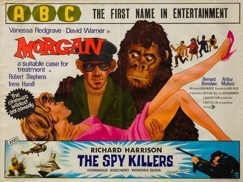 Morgan Film / Movie Poster, Original Vintage 1966, Uk