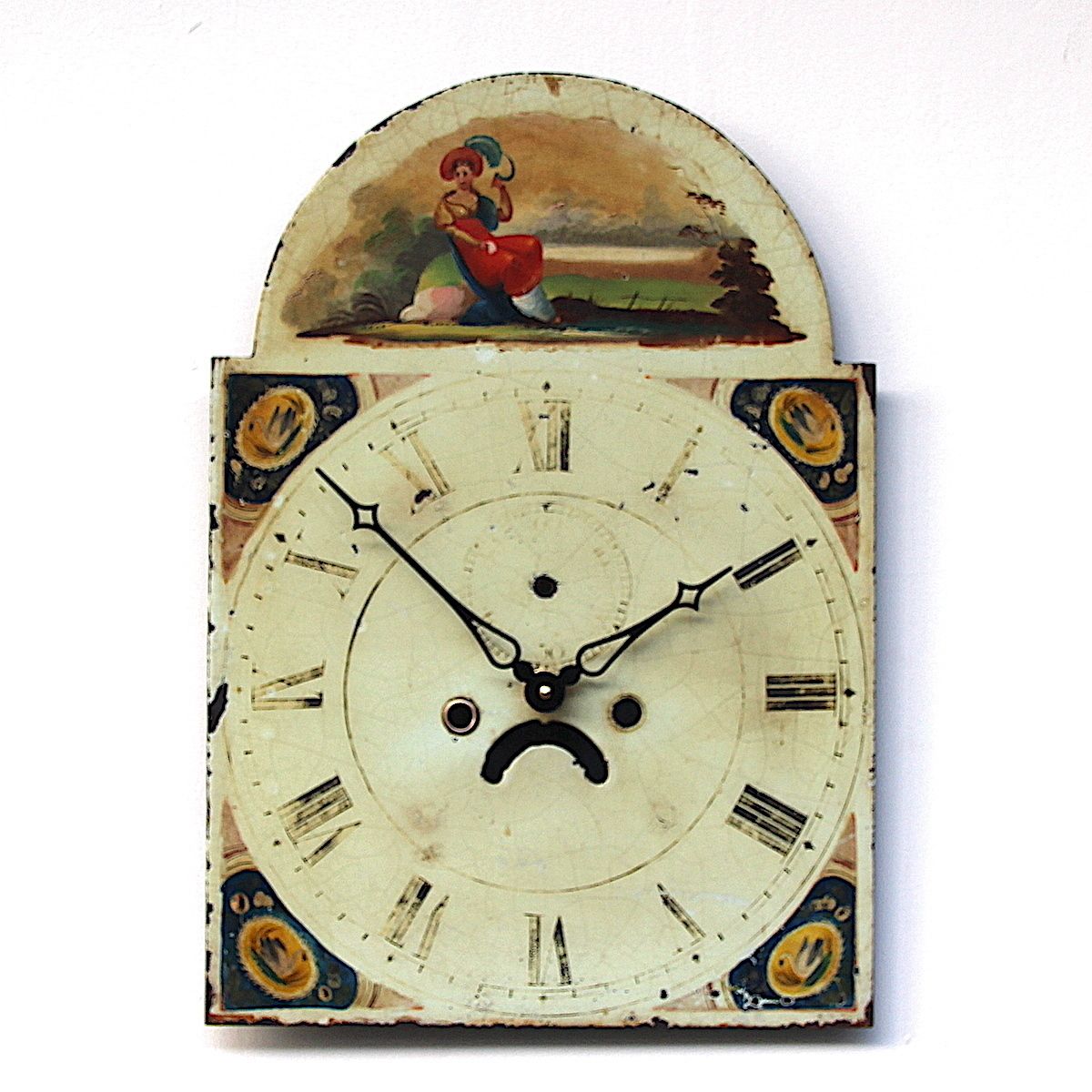 150.0 19th Century Grandfather/Longcase Clock Dial. Fully Guaranteed photo