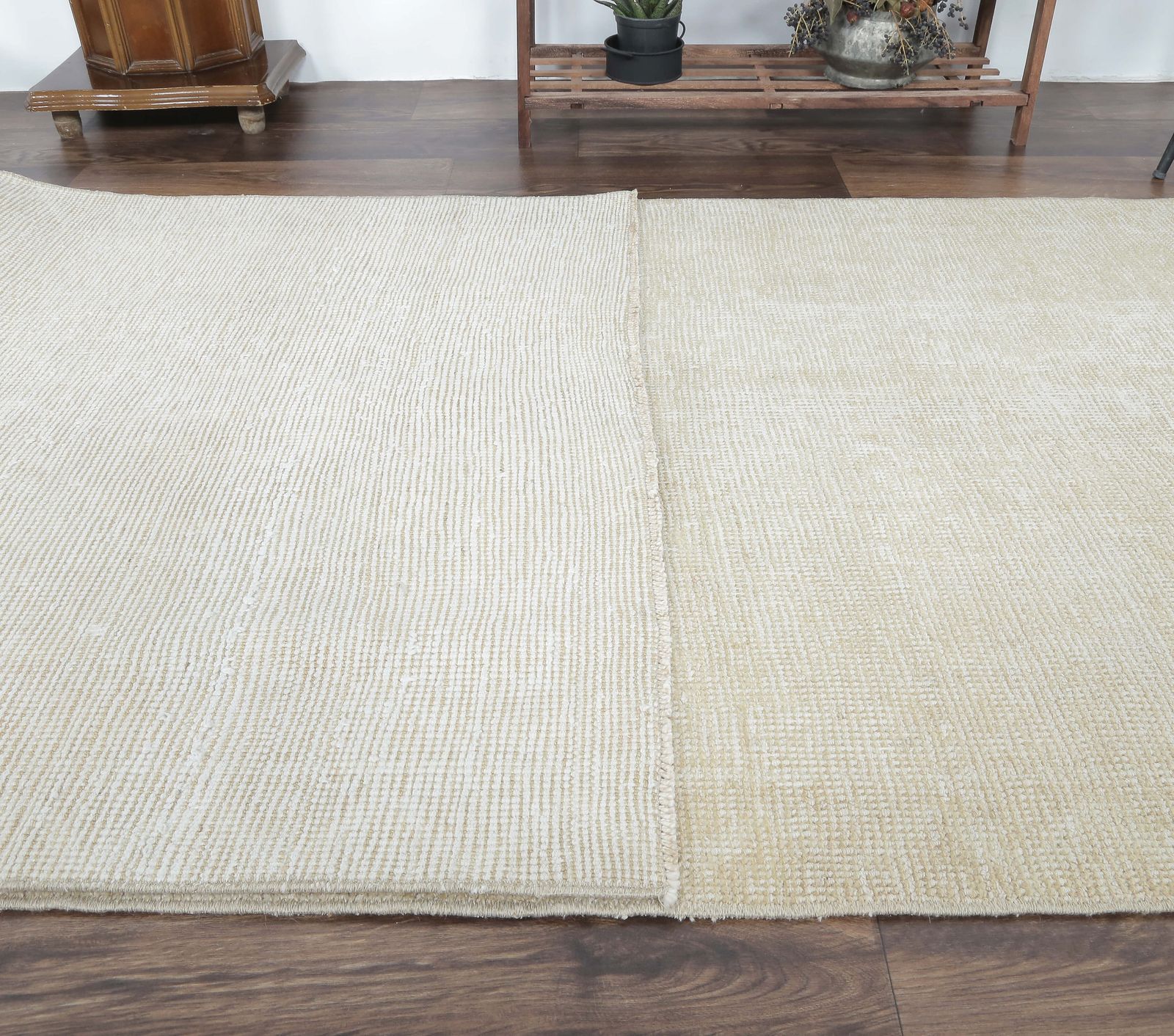 Antique Runner Turkish Oushak Handmade Wool Rug, Faded Neutral Hallway, Rustic Boho Farmhouse Decor, Anatolian photo buy
