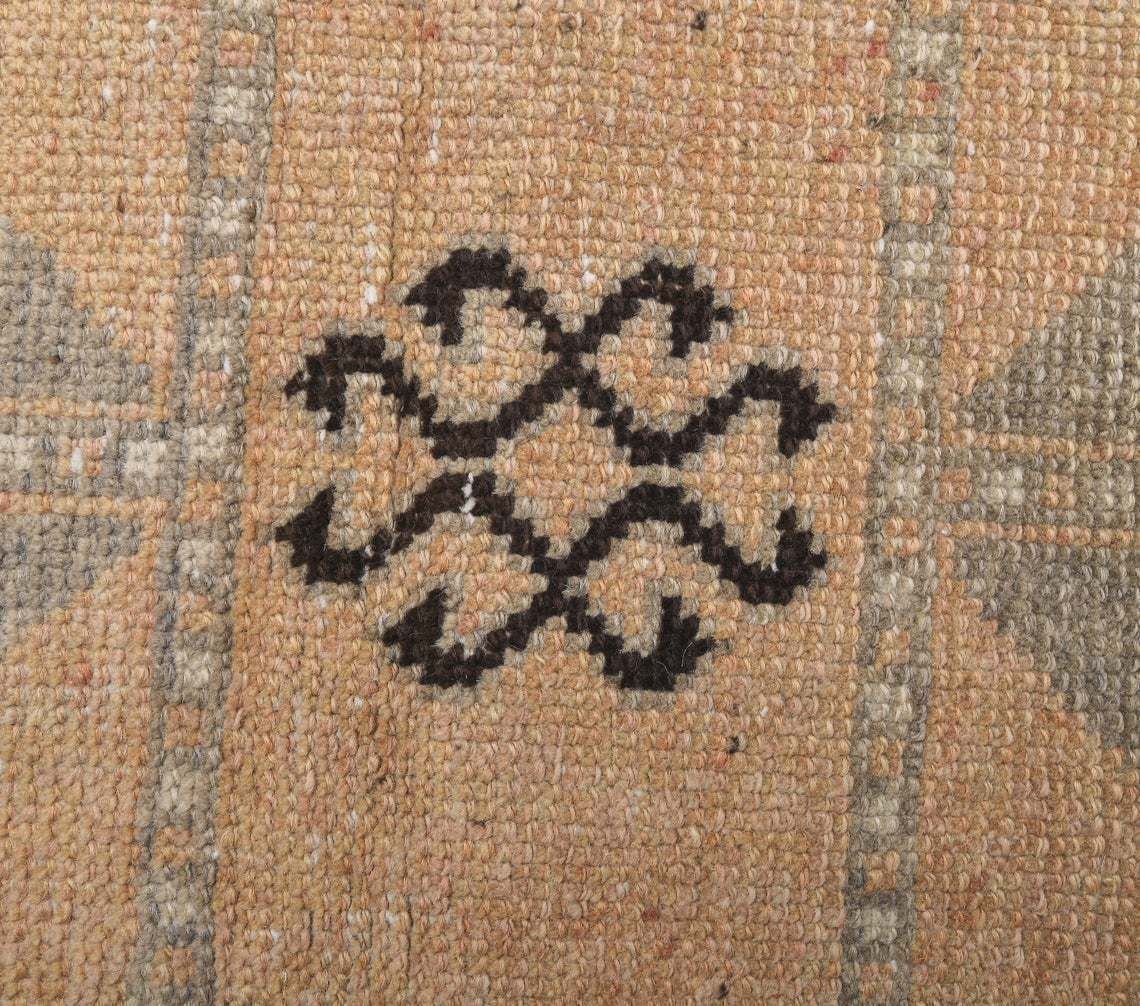 3x11 Vintage Turkish Runner, Oushak Handmade Wool Rug, Oriental Hallway Rugs, Rustic Farmhouse Decor, One Of A Kind, Made In Anatolia photo 300.0
