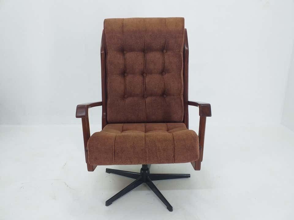 Mid Century Scandinavian Swivel Armchair, Norway, 1970s. photo buy