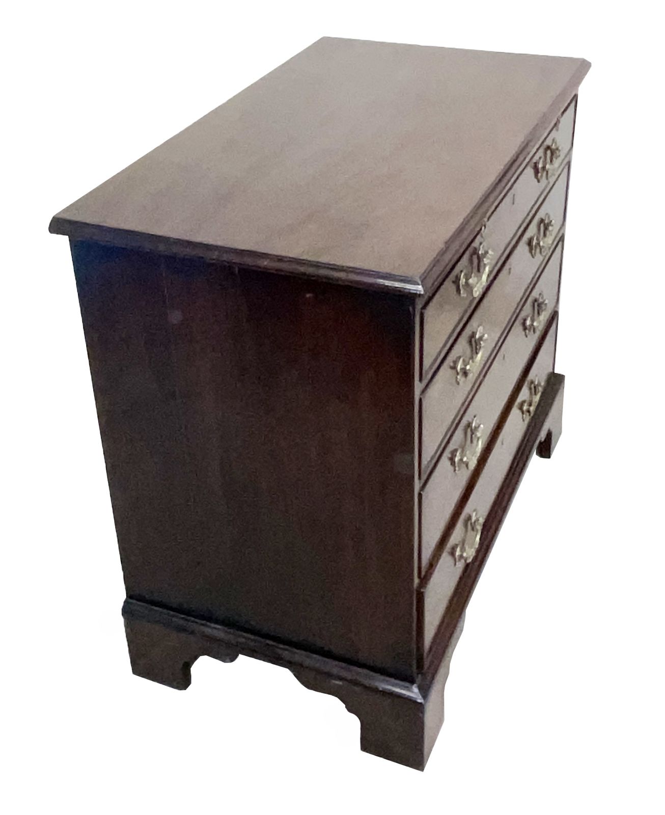 Georgian 18th Century Mahogany Chest Of Drawers (England, Circa 1760) photo Furniture