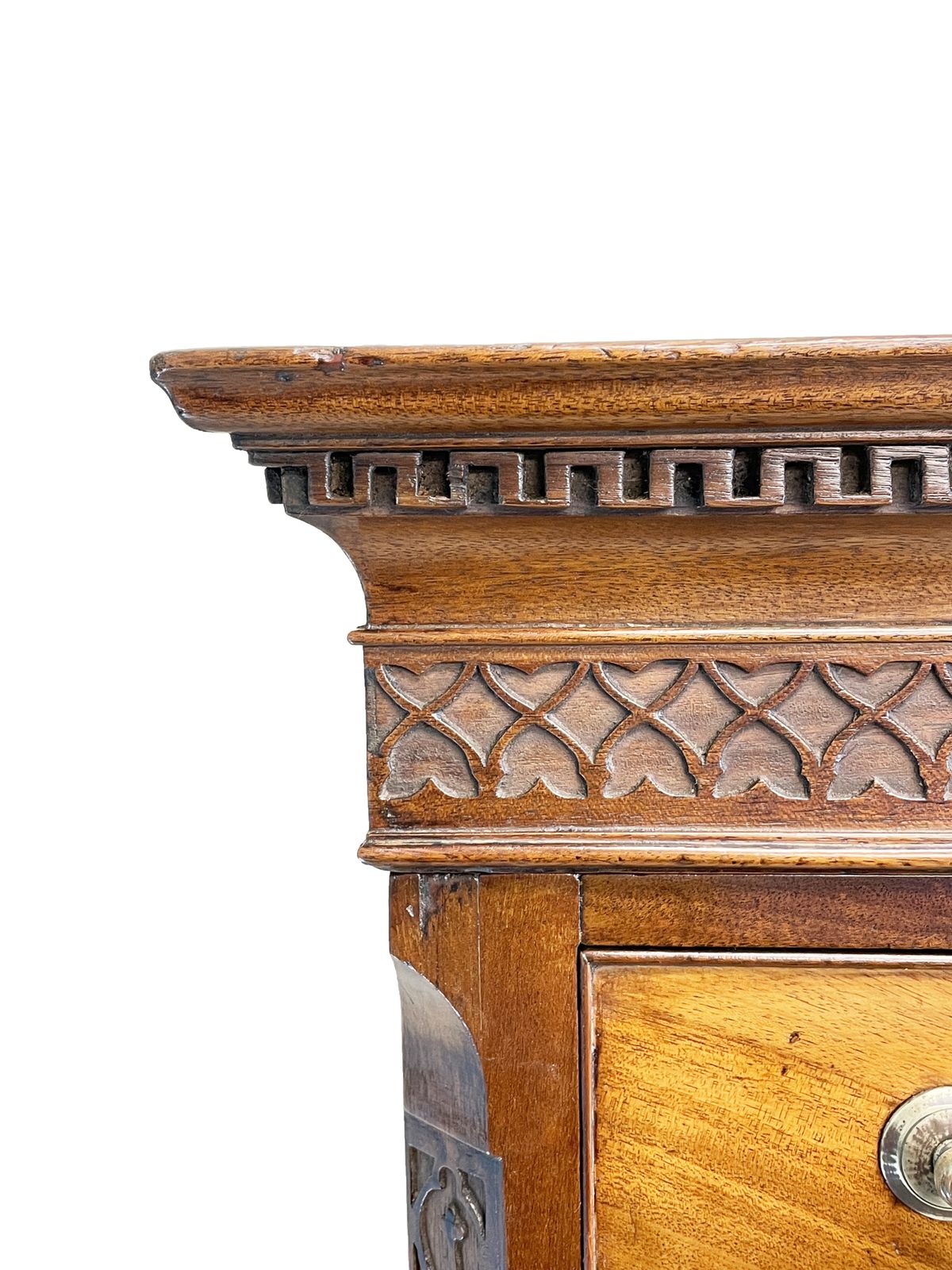 Georgian 18th Century Mahogany Tallboy / Chest On Chest (England, Circa 1760) photo vintage