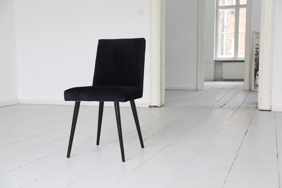 Vintage Polish Straight Dining/Living Room Chair From Mid Century photo Furniture