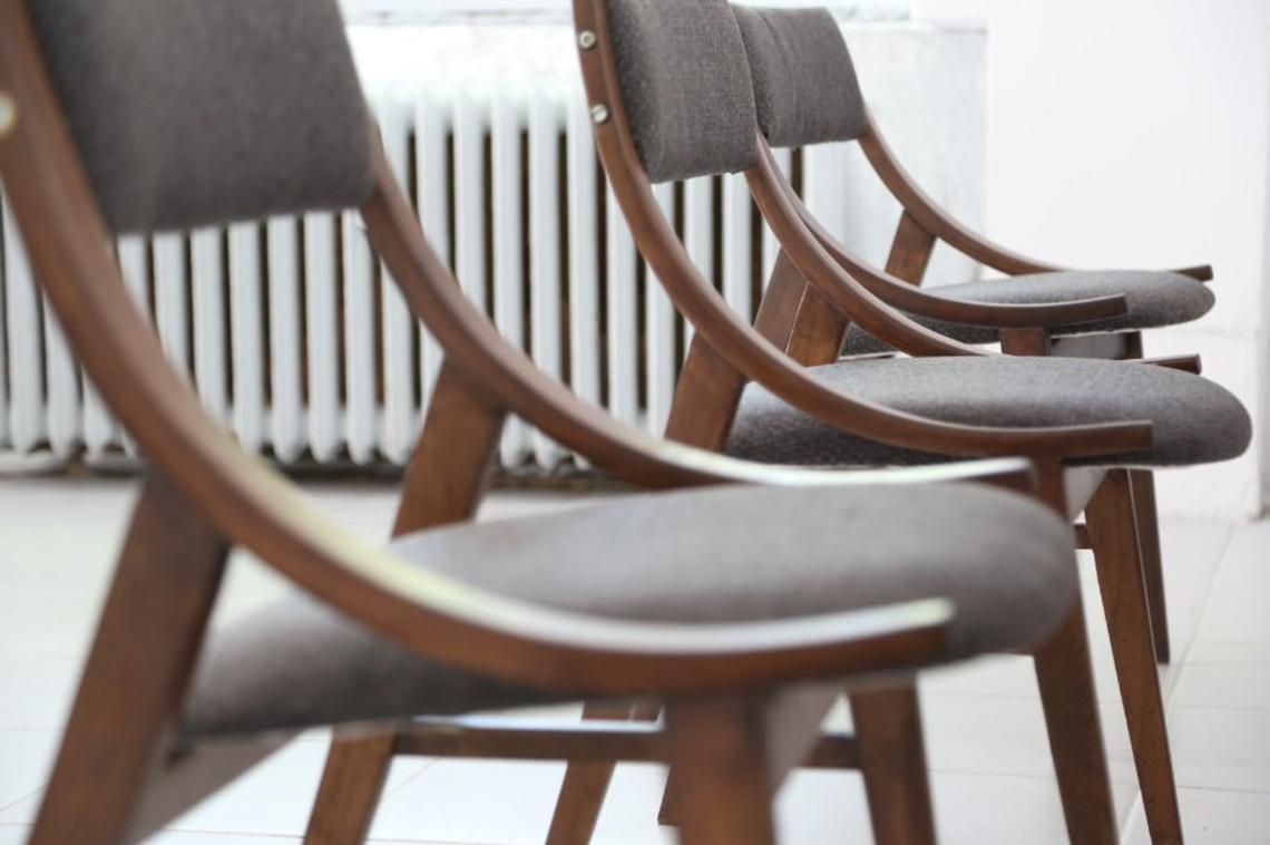 Vintage Polish "Jumper" Chair From Mid Century, Designed In 1964 By J. Kędziorek photo furniture