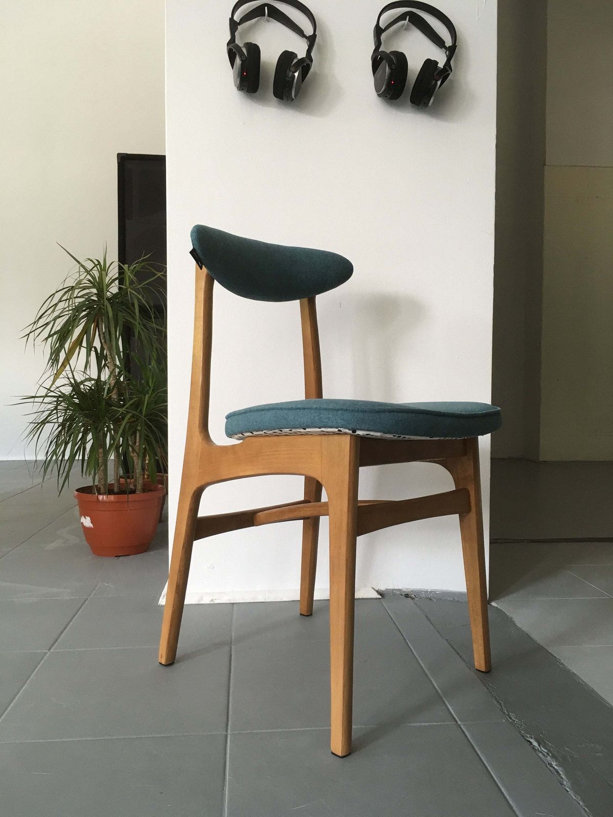 photo for sale Polish Chair Type 200 190 From Mid Century, Designed In 1963 By R.T. Hałas