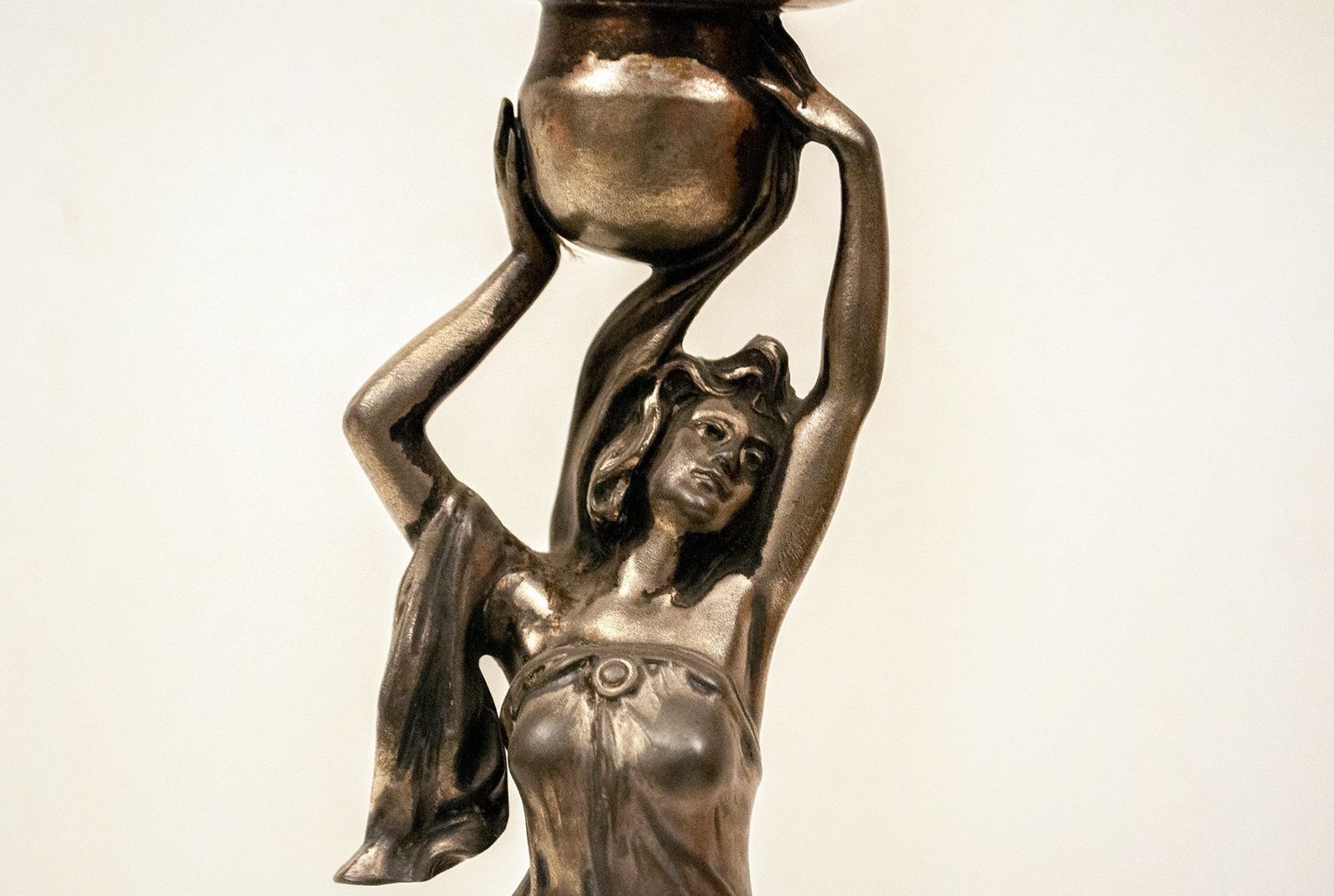 Zilveren Tafelsculptuur Van Wmf, Austria, Jaren 1920 photo Kunst
